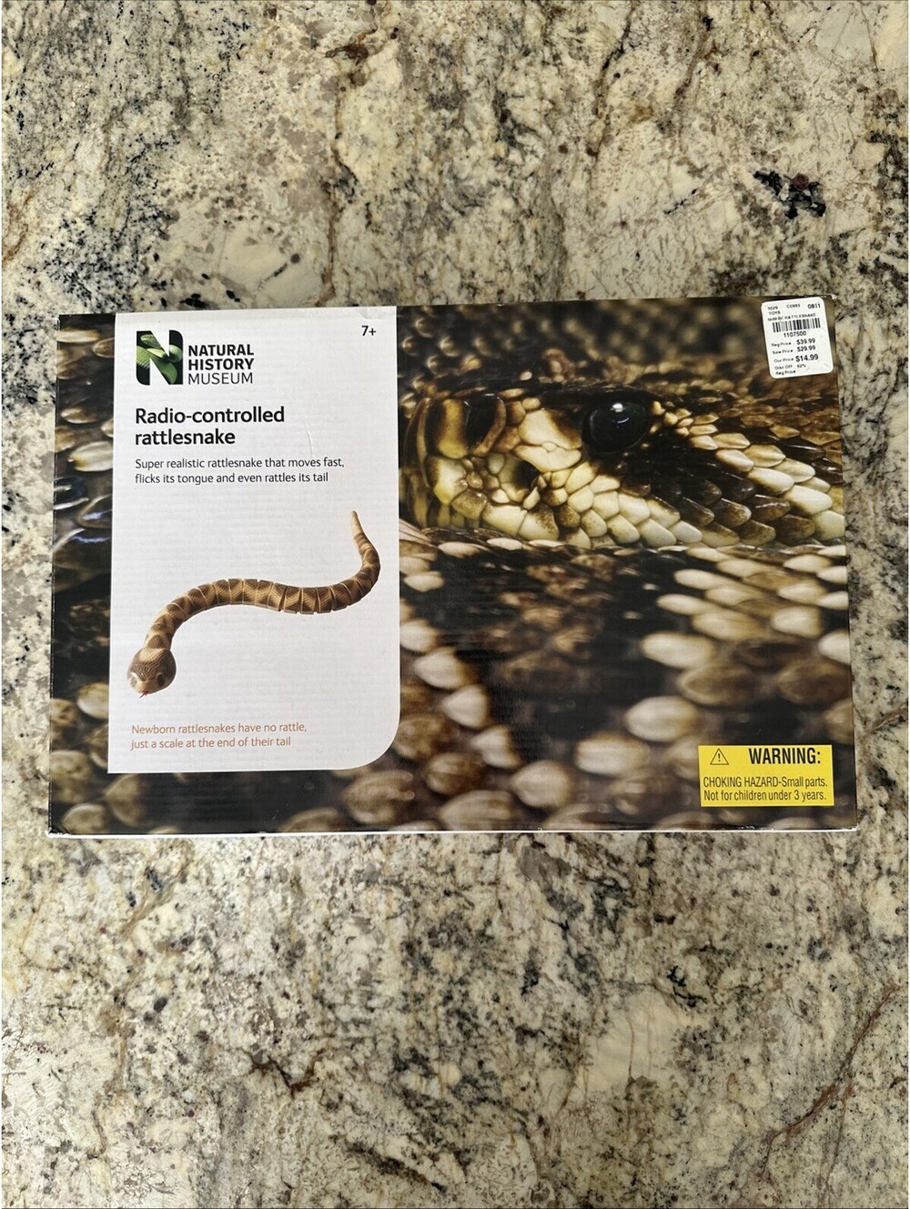 Natural History Museum Radio-Controlled Rattlesnake NEW + FAST SHIPPING